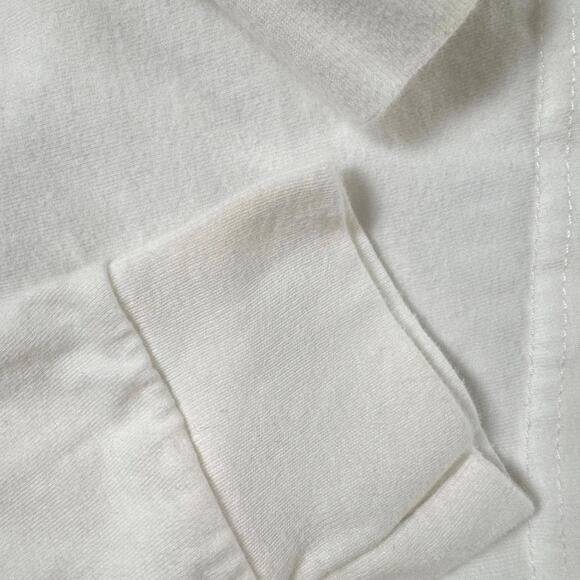 Marvel White Black Widow Cotton Graphic T-Shirt Mens Small Long Sleeve Crew Neck - Picture 5 of 8